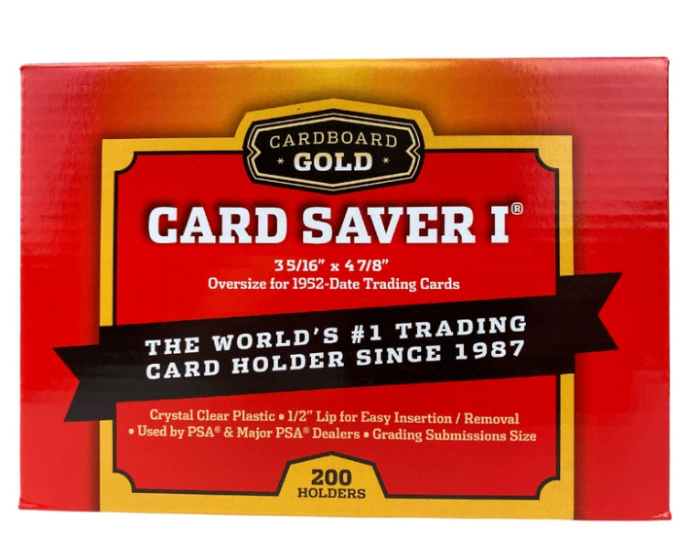 Cardboard Gold Card Saver I - 200 Pack