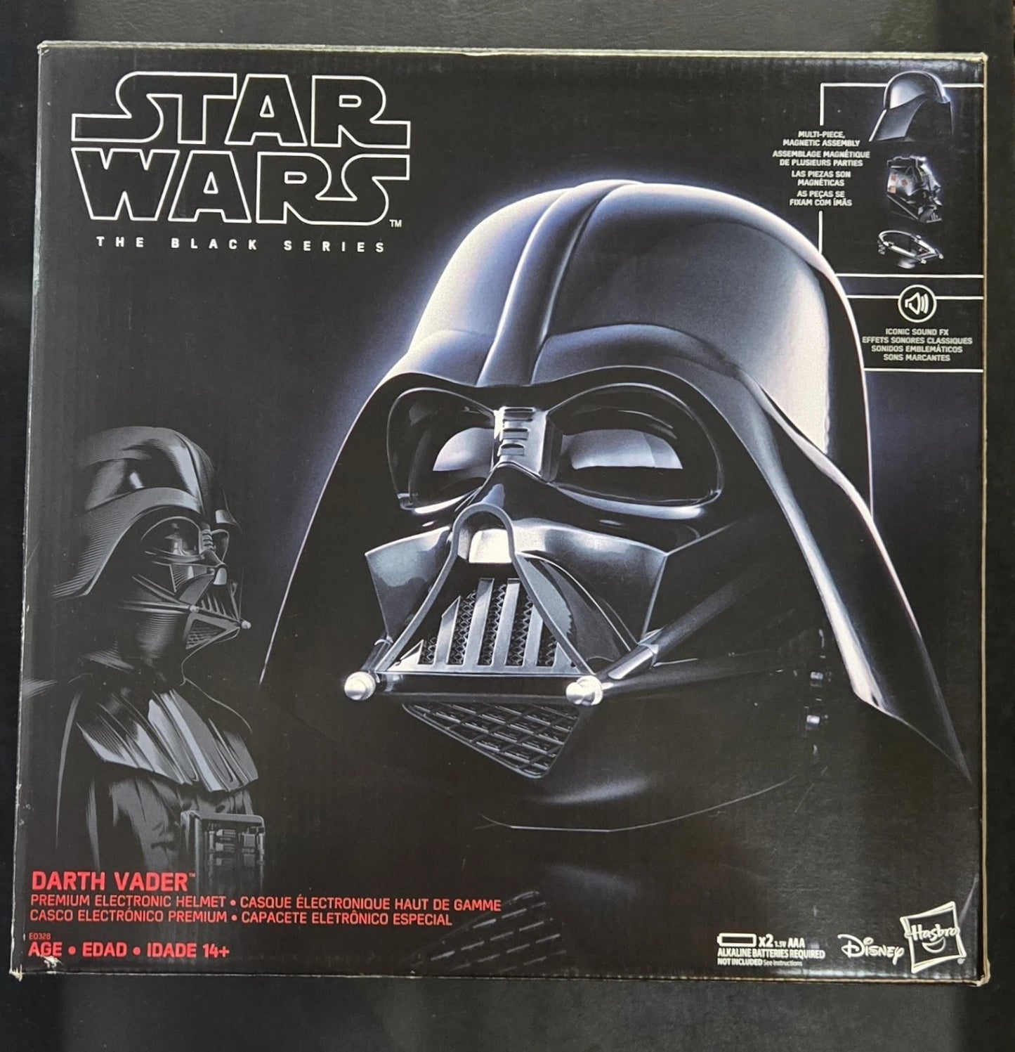 Star Wars Black Darth Vader Electronic Helmet by Hasbro
