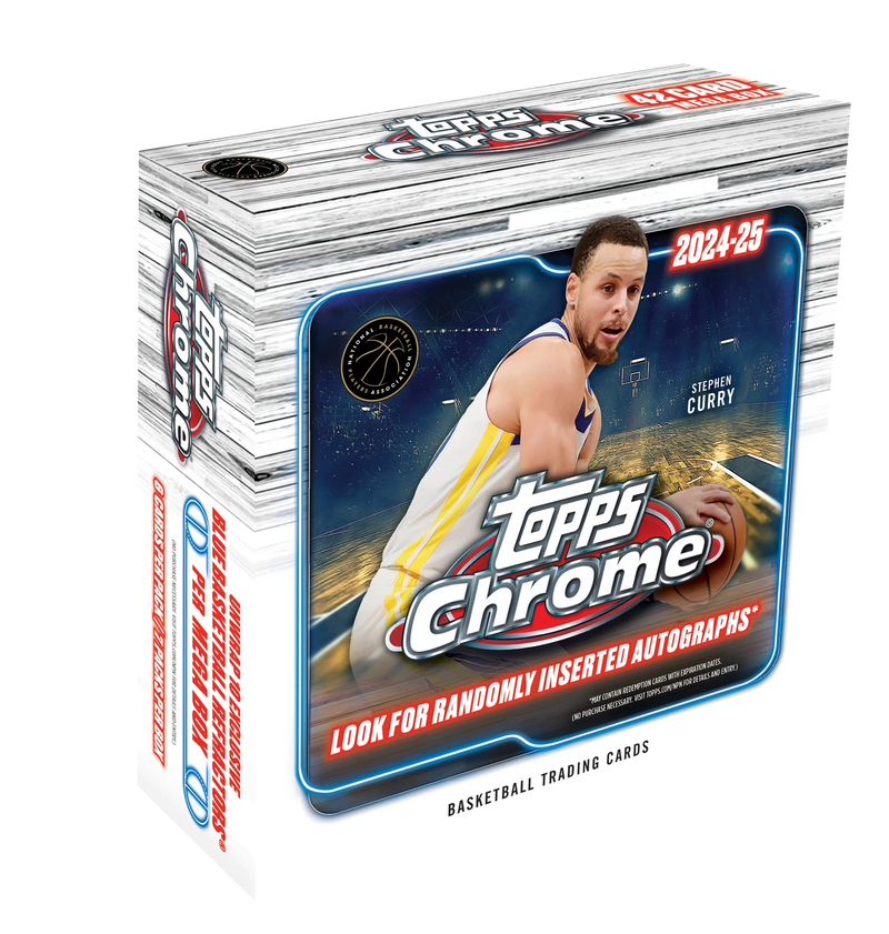 2024-25 Topps Chrome NBA Basketball Mega Box