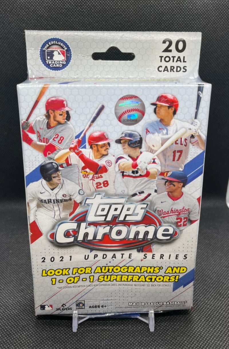 2021 Topps Chrome Update Series MLB Hanger Pack