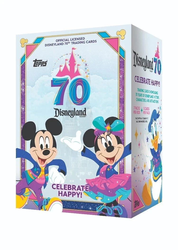 2025 TOPPS DISNEYLAND 70th Anniversary VALUE BLASTER BOX