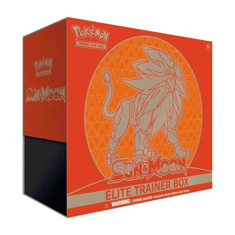 Pokemon TCG Sun & Moon Base Set ETB Solgaleo Elite Trainer Box