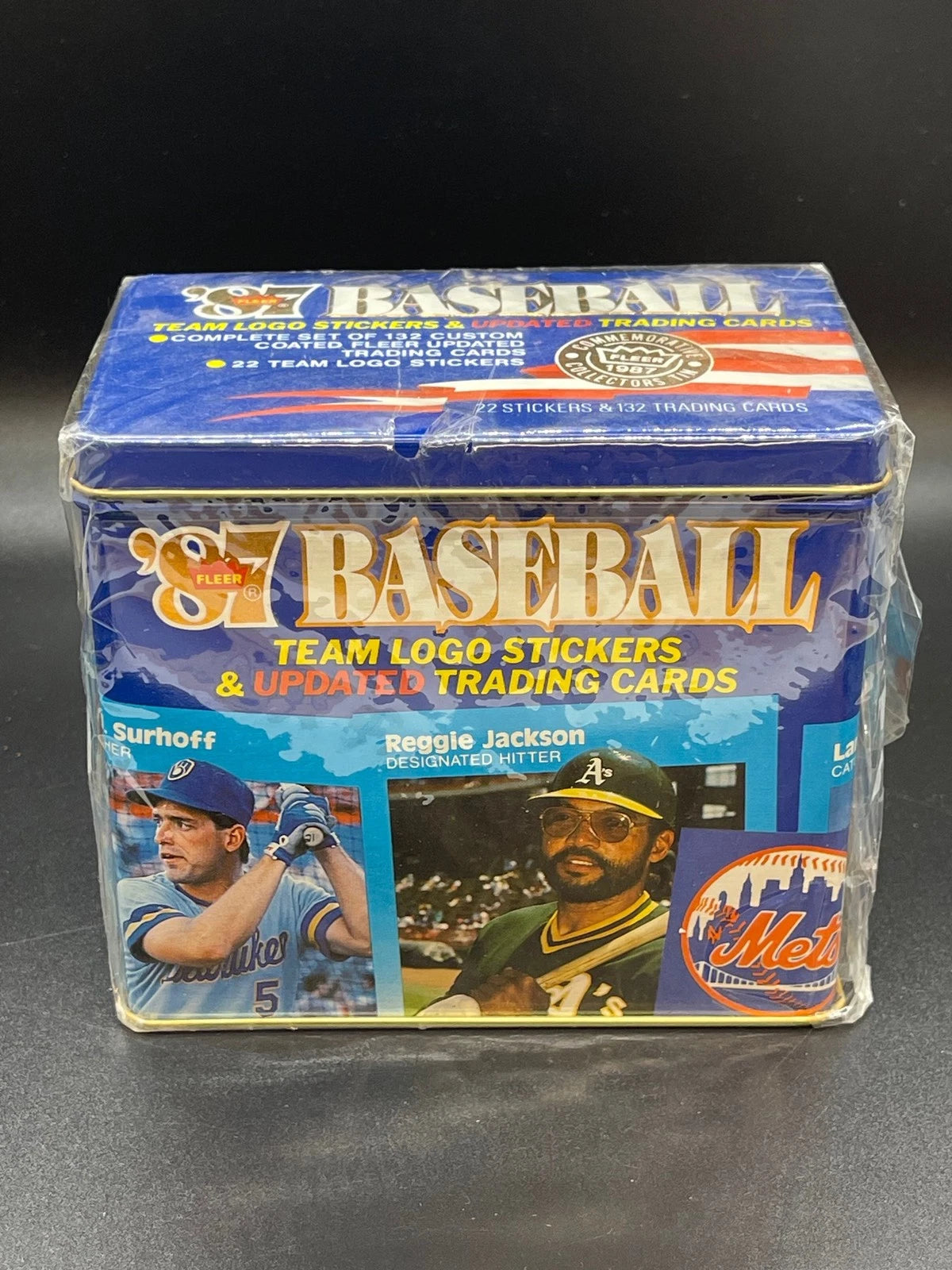1987 Fleer Baseball Tin