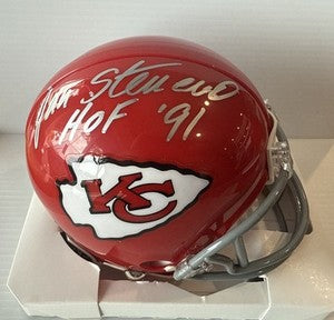Jan Stenerud Autographed Kansas City Chiefs Mini Helmet (Tristar