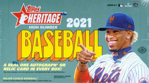2021 Topps Heritage High Number Baseball Sealed Hobby Box