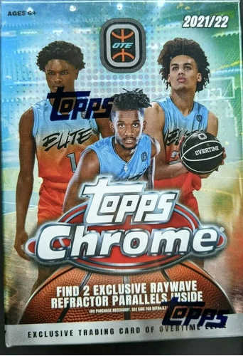 021-22 TOPPS CHROME OVERTIME ELITE OTE BASKETBALL SEALED BLASTER BOX