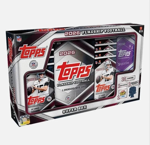 2026 TOPPS FLAGSHIP FOOTBALL SUPER BOX BOX