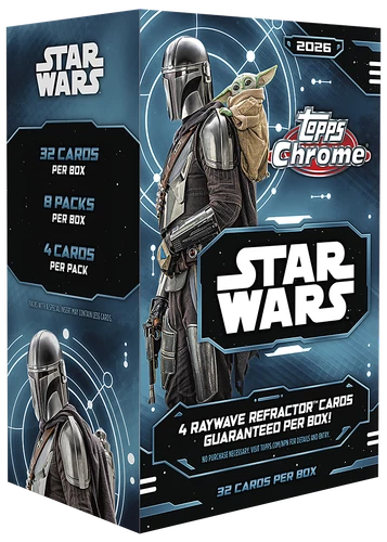 2026 TOPPS CHROME STAR WARS Blaster Box