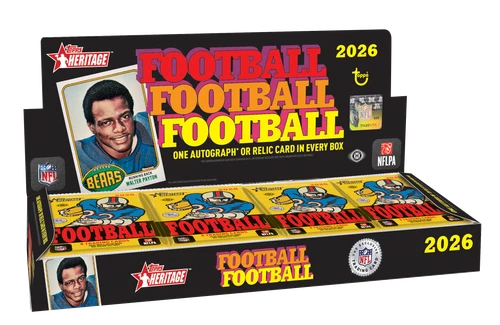 2026 TOPPS HERITAGE FOOTBALL HOBBY BOX