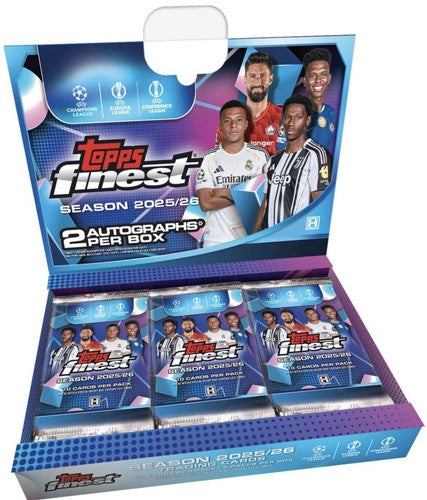 2025-26 TOPPS FINEST UEFA Club Competitions HOBBY BOX