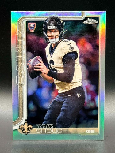 2025 Topps Chrome Refractor TYLER SHOUGH RC Card #398