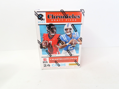 2022 Panini Chronicles Draft Football Blaster box