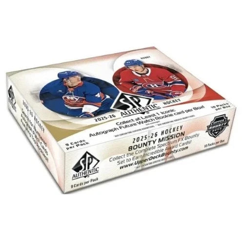 2025/26 Upper Deck SP Authentic Hockey Hobby Box