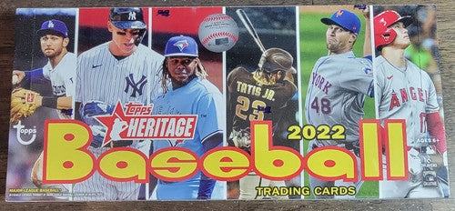 2022 Topps Heritage Baseball Hobby Box - Factory Sealed (24 Packs)