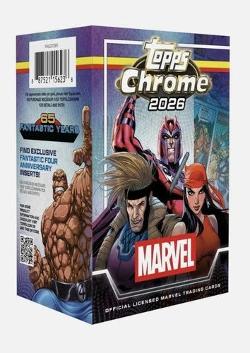 2026 TOPPS CHROME MARVEL COMICS VALUE BLASTER BOX