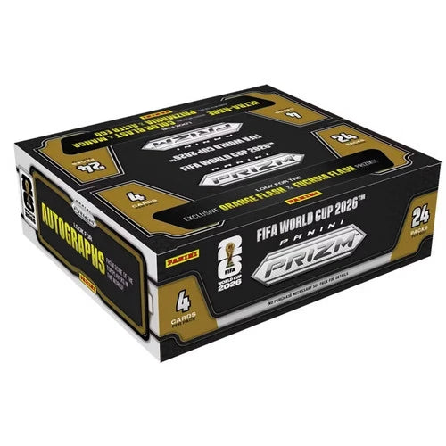 2026 PANINI PRIZM FIFA WORLD CUP SOCCER RETAIL BOX 24 PACKS BOX