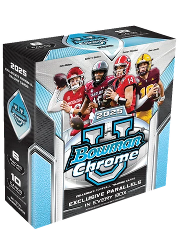 2025 Bowman Chrome U Football Mega Box