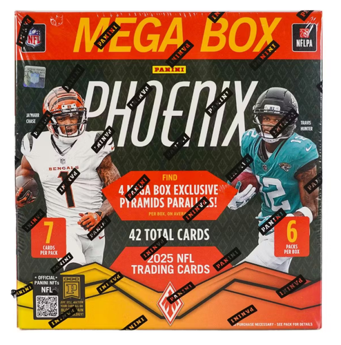 2025 Panini Phoenix Football Trading Cards MEGA BOX