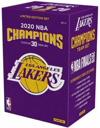 2020 Panini Los Angeles Lakers NBA Finals Champions Box Se