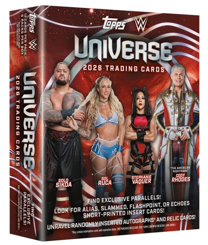 2026 TOPPS UNIVERSE WWE Wrestling MEGA BOX