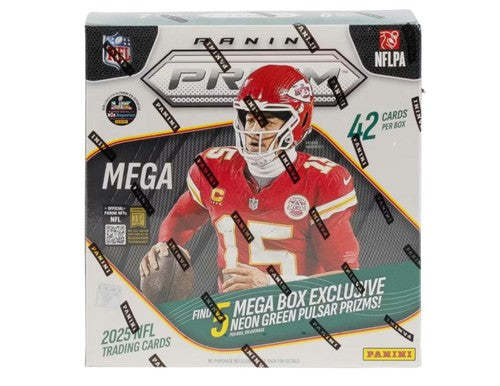 2025-26 Panini Prizm NFL Football Mega Box - Neon Green Exclusive