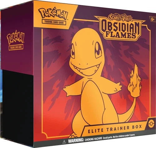Obsidian Flames Elite Trainer Box ETB New Sealed Scarlet & Violet Pokémon