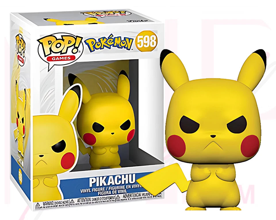 POKEMON FUNKO POP GAMES 598 Pikachu Angry