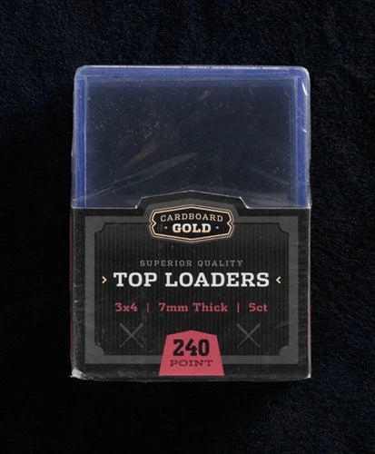 CBG 7mm Mega Thick Toploader Pack of 5