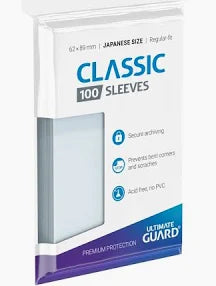 UHD - Classic Soft Sleeves Japanese Size - Transparent