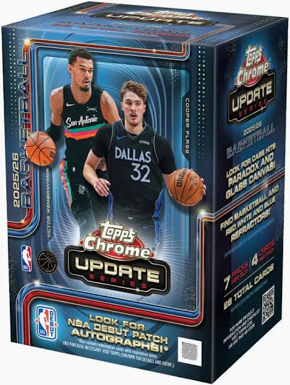 2025 NBA Topps Chrome Update Blaster Box