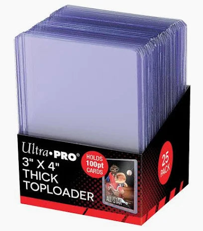 Ultra Pro 100pt Thick Toploaders Standard Size 25 Pack